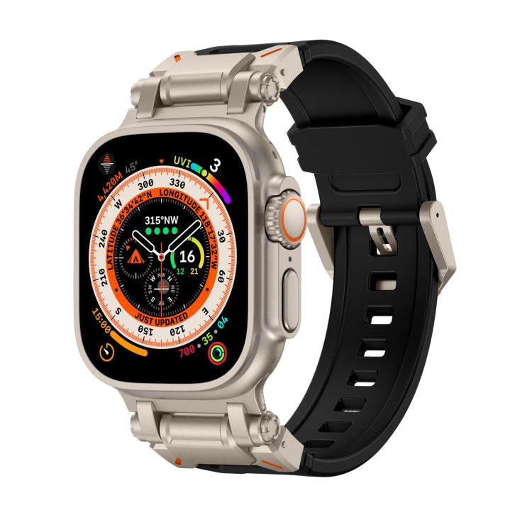 Lisslune | For Apple Watch Ultra 2 49mm Explorer TPU Watch Strap (Titanium Black)