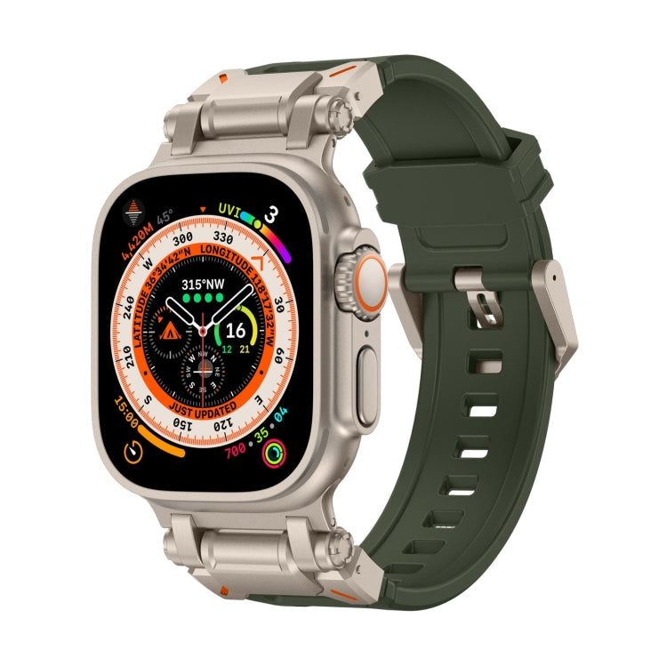 Lisslune | For Apple Watch Ultra 2 49mm Explorer TPU Strap (Titanium Green)