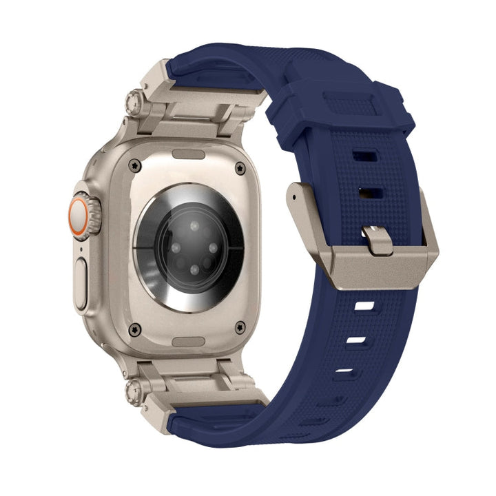 Lisslune | For Apple Watch Series 9 45mm Explorer TPU Band (Titanium Blue)