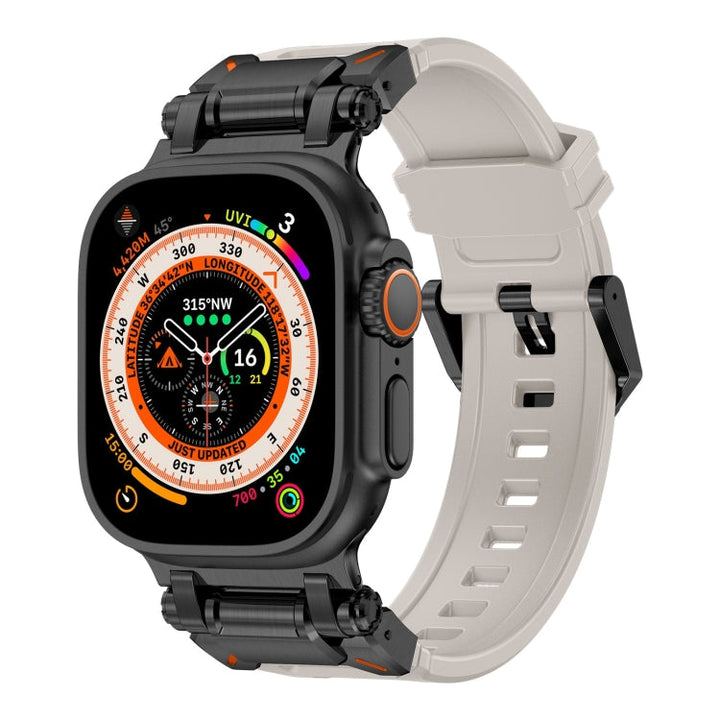 Lisslune | For Apple Watch Ultra 49mm Explorer TPU Watch Strap (Black Star Dust)