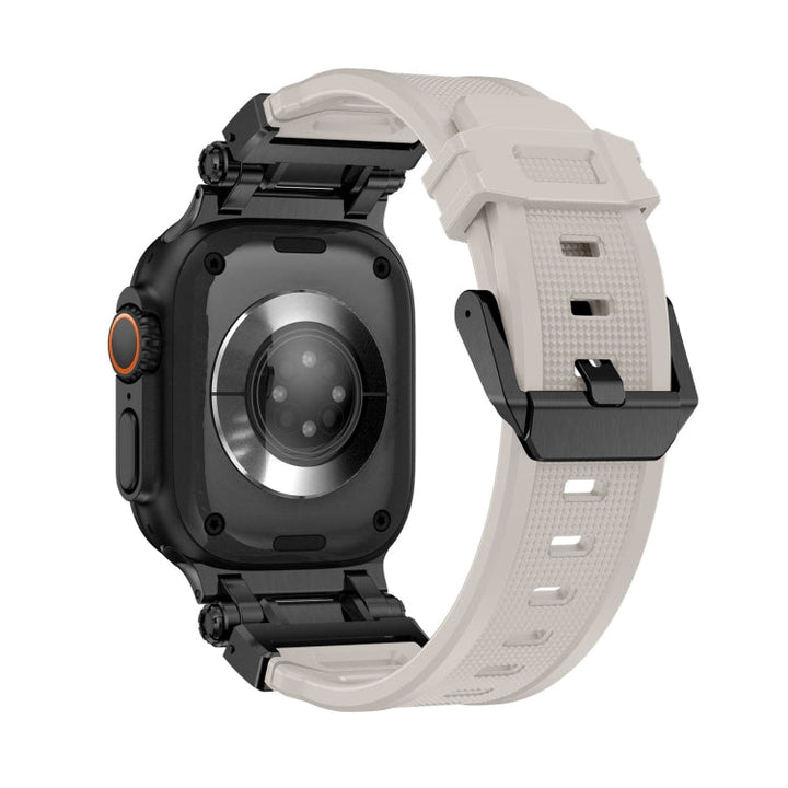 Lisslune | For Apple Watch Series 8 45mm Explorer TPU Watch Band (Black Starlight)
