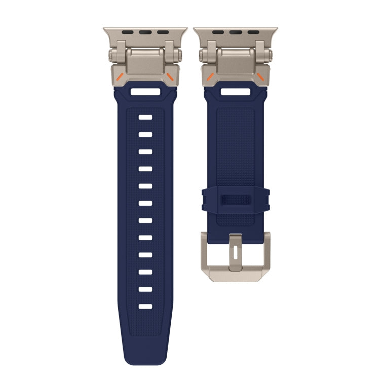 Lisslune | For Apple Watch Series 8 45mm Explorer TPU Watch Band (Titan Blue)