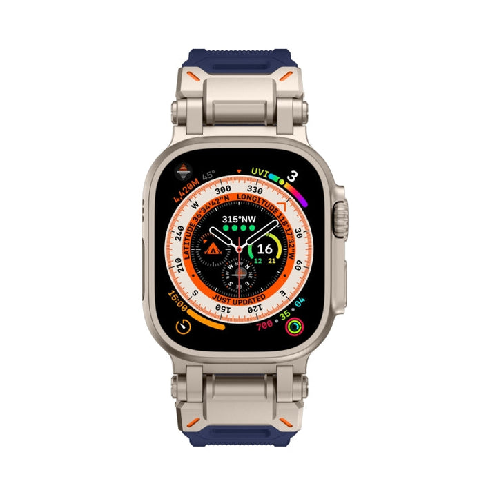 Lisslune | For Apple Watch SE 2022 44mm Explorer TPU Watch Band (Titan Blue)
