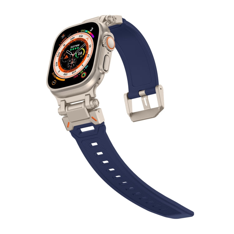 Lisslune | For Apple Watch SE 44 mm Explorer TPU Watchband (Titan Blue)