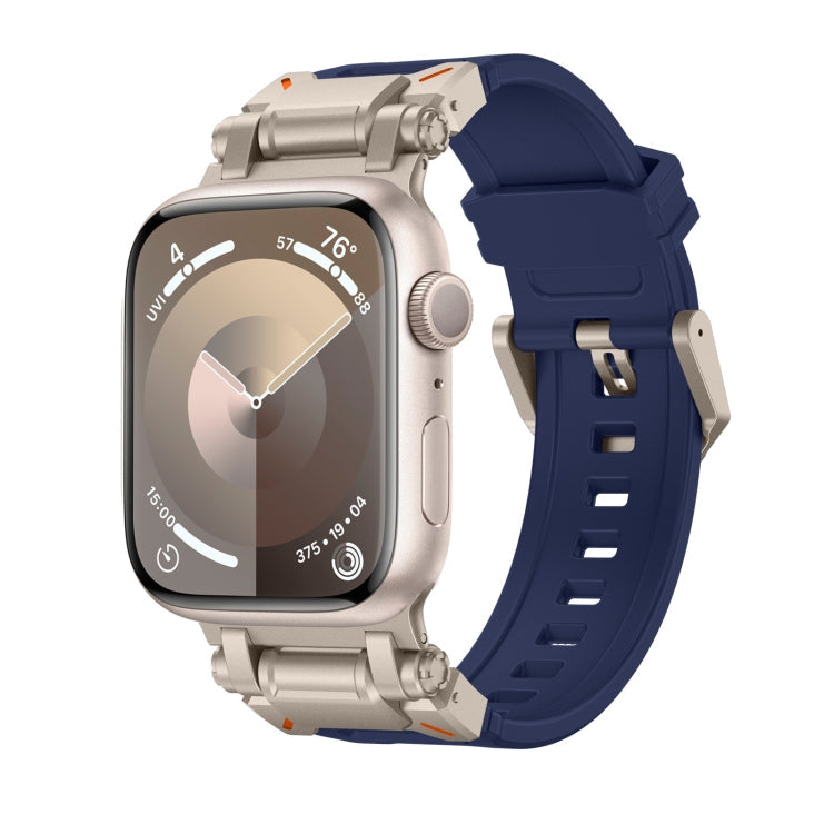 Lisslune | For Apple Watch Series 3 42mm Explorer TPU Watch Band (Titan Blue)