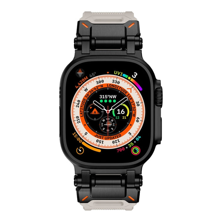 Lisslune | For Apple Watch Series 2 42mm Explorer TPU watch band (Black Starlight)