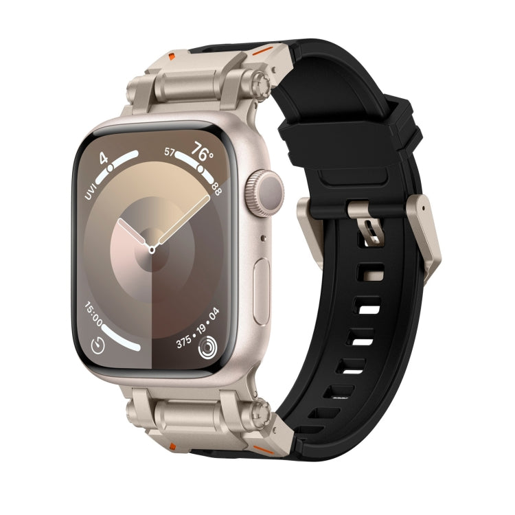 Lisslune | For Apple Watch Series 2 42mm Explorer TPU Watch Band (Titanium Black)