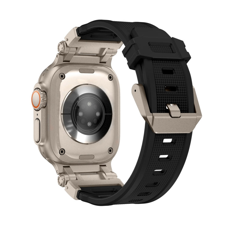 Lisslune | For Apple Watch Series 2 42mm Explorer TPU Watch Band (Titanium Black)