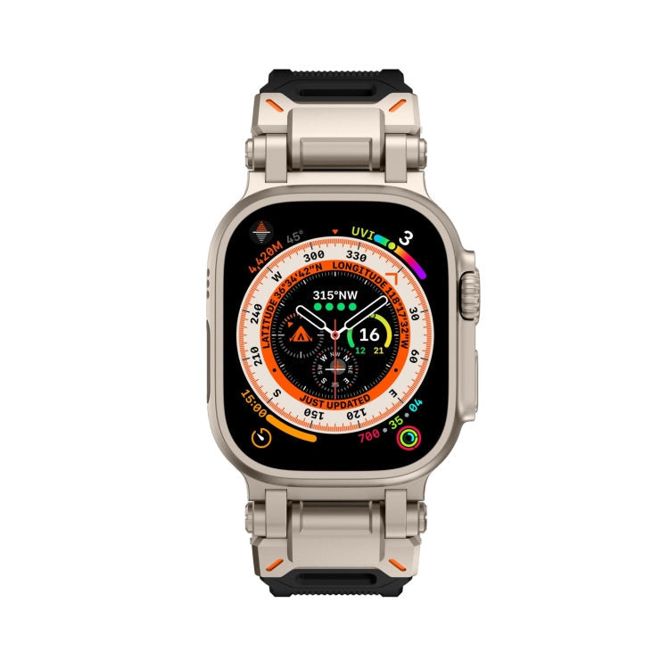 Lisslune | For Apple Watch Series 2 42mm Explorer TPU Watch Band (Titanium Black)