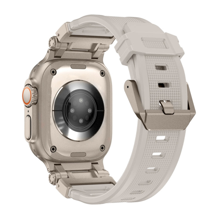 Lisslune | For Apple Watch Series 2 42mm Explorer TPU Band (Titanium Starlight)