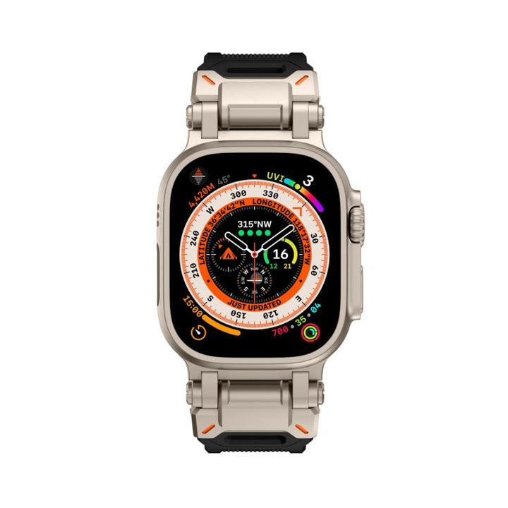 Lisslune | For Apple Watch 42mm Explorer TPU Band (Titanium Black)