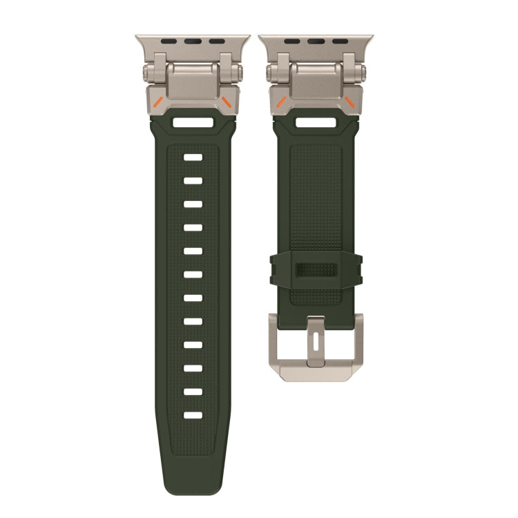 Lisslune | For Apple Watch 42mm Explorer TPU Strap (Titanium Green)