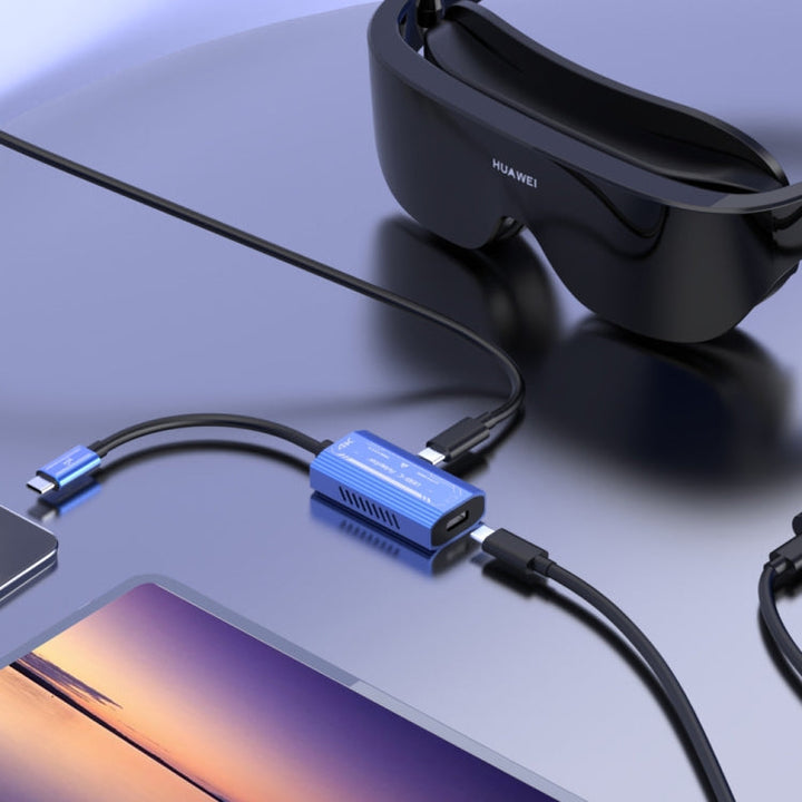 Lisslune | V278A 4K 60HZ USB-C/Type-C to Dual USB-C/Type-C Video Adapter Cable