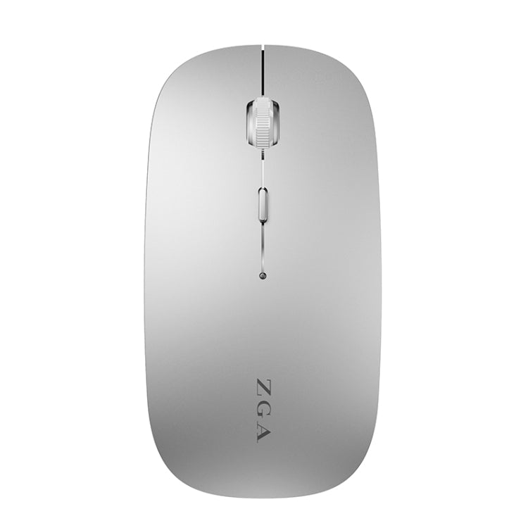 Lisslune | ZGA Chinchilla Dual Mode Wireless 2.4G + Bluetooth 5.0 Mouse(Silver)