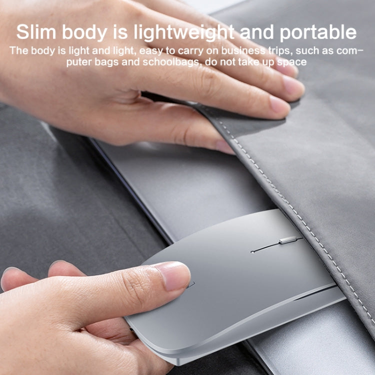 Lisslune | ZGA Chinchilla Dual Mode Wireless 2.4G + Bluetooth 5.0 Mouse (Black)