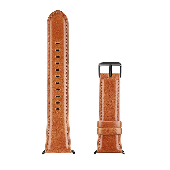 Lisslune | For Apple Watch 42mm DUX DUCIS Business Genuine Leather Watch Strap (Khaki)
