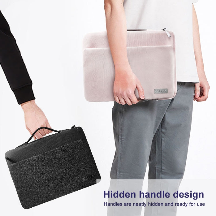 Lisslune | ZGA BG-01 Waterproof Laptop Handbag, Size: 16 Inch (Gray)