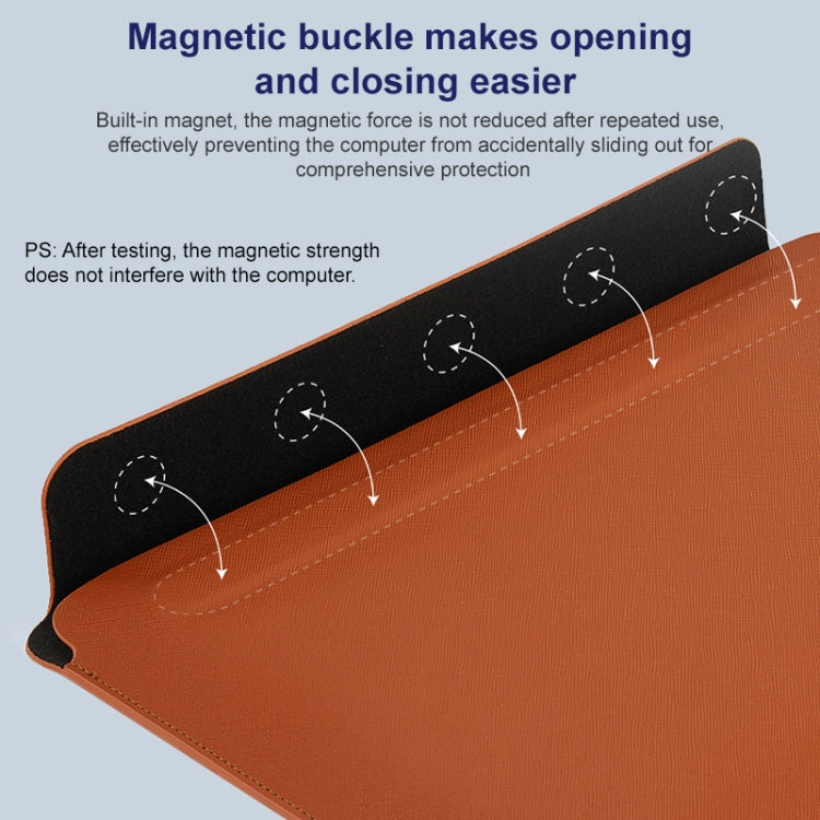 Lisslune | ZGA BG-02 waterproof laptop inner bag, size: 13 inches (Brown)