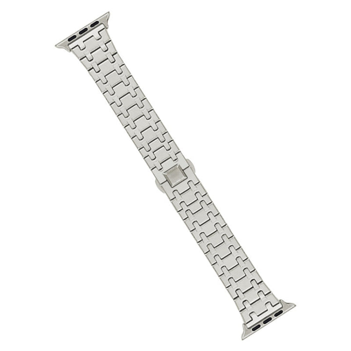Lisslune | For Apple Watch Series 3 38mm Double T Stainless Steel Band (Starlight)