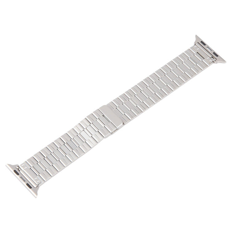 Lisslune | For Apple Watch SE 2023 44mm Bamboo Stainless Steel Magnetic Wristwatch (Starlight)