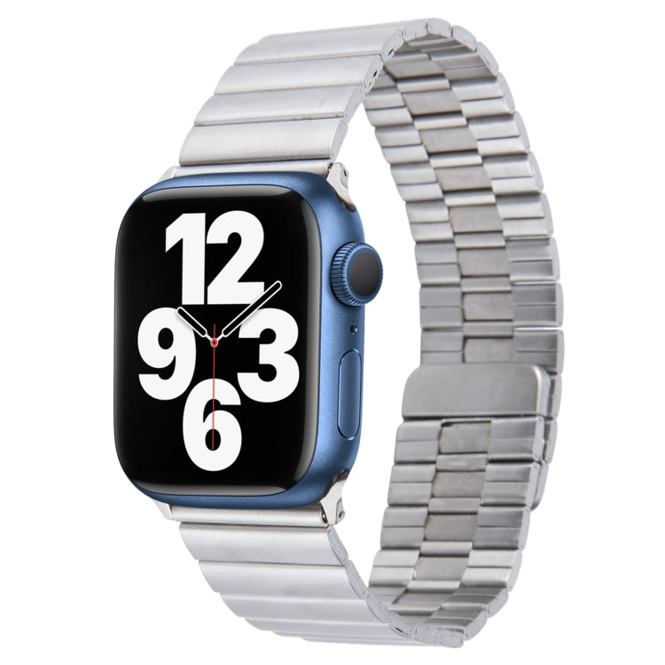 Lisslune | For Apple Watch SE 40mm Bamboo Stainless Steel Magnetic Wristband (Silver)