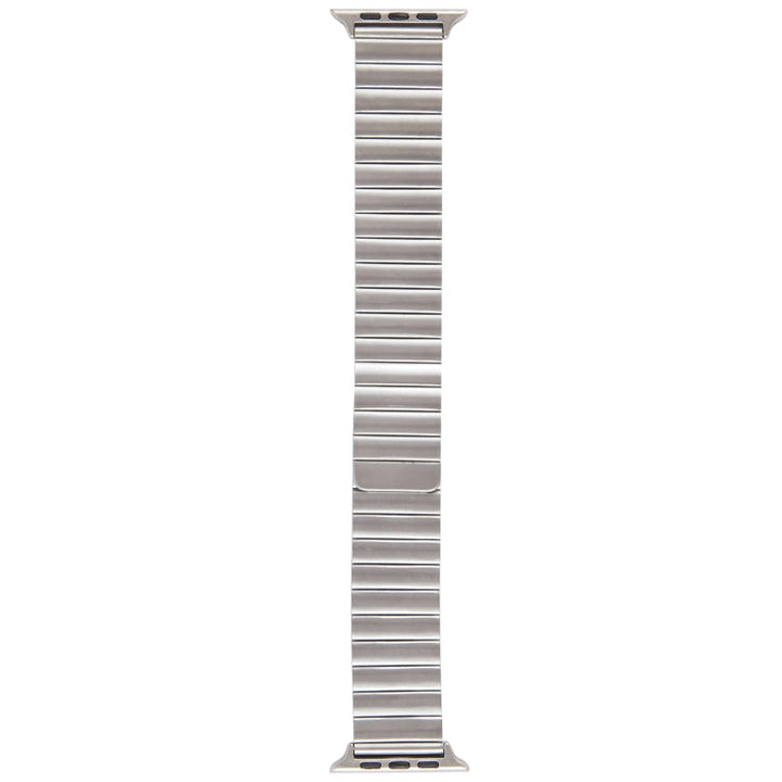Lisslune | For Apple Watch SE 40mm Bamboo Stainless Steel Magnetic Wristband (Silver)