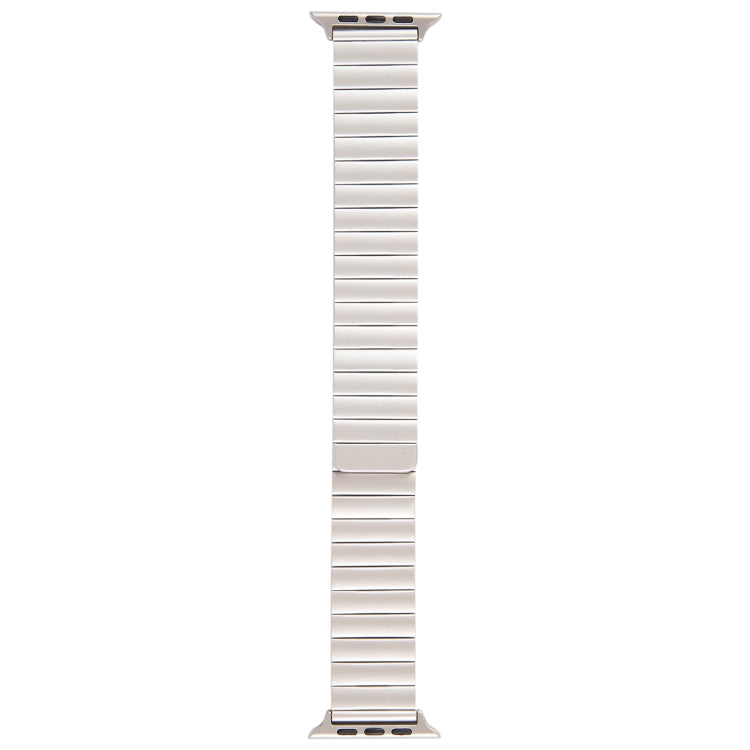 Lisslune | For Apple Watch SE 44mm Bamboo Stainless Steel Magnetic Band (Starlight)