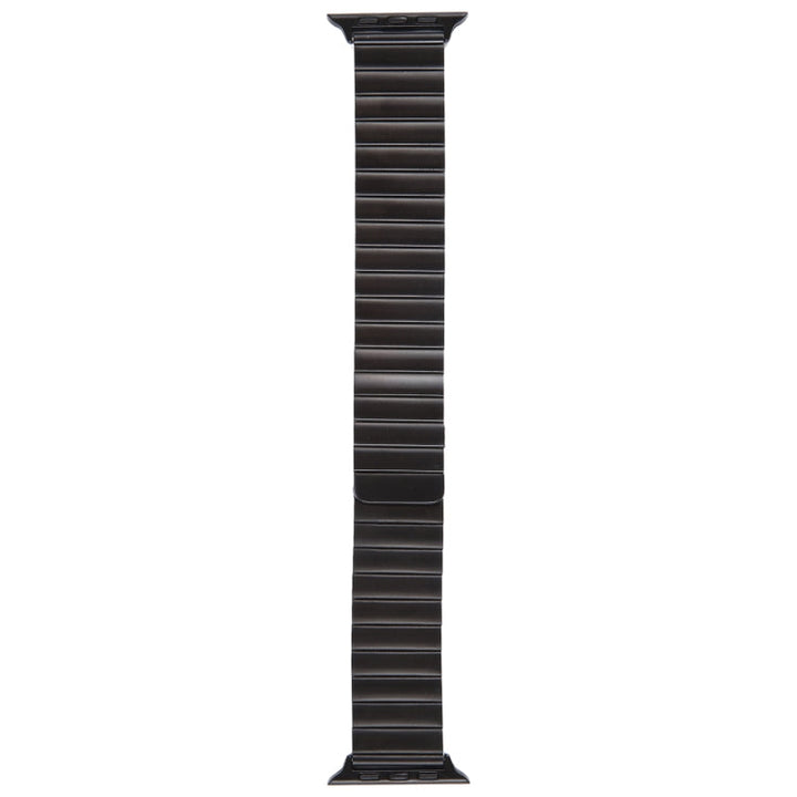 Lisslune | For Apple Watch Series 3 38mm Bamboo Stainless Steel Magnetic Band (Black)