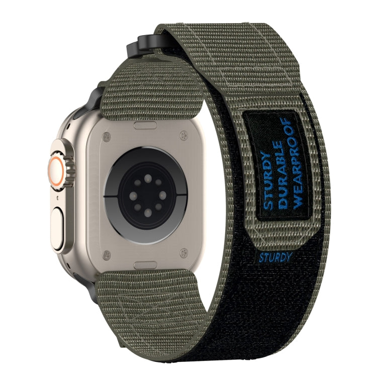 Lisslune | For Apple Watch Series 8 45mm Nylon Velcro Strap (Gray)