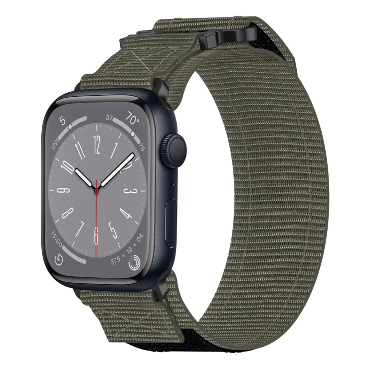 Lisslune | For Apple Watch Series 8 45mm Nylon Velcro Strap (Gray)