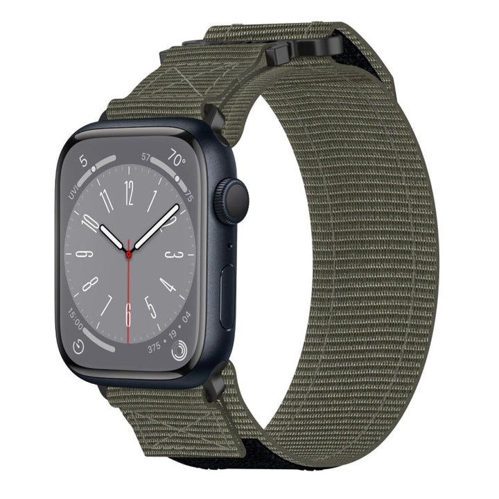 Lisslune | For Apple Watch Series 8 45mm Nylon Velcro Strap (Gray)