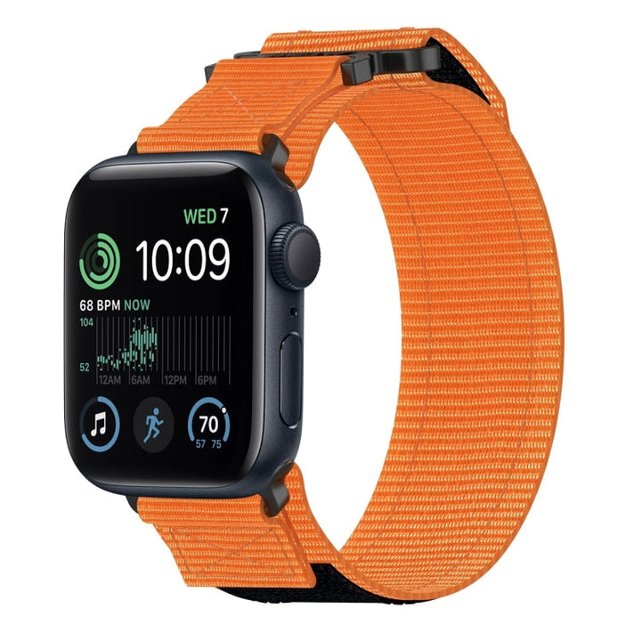 Lisslune | For Apple Watch SE 2022 40mm Nylon Velcro Strap (Orange)