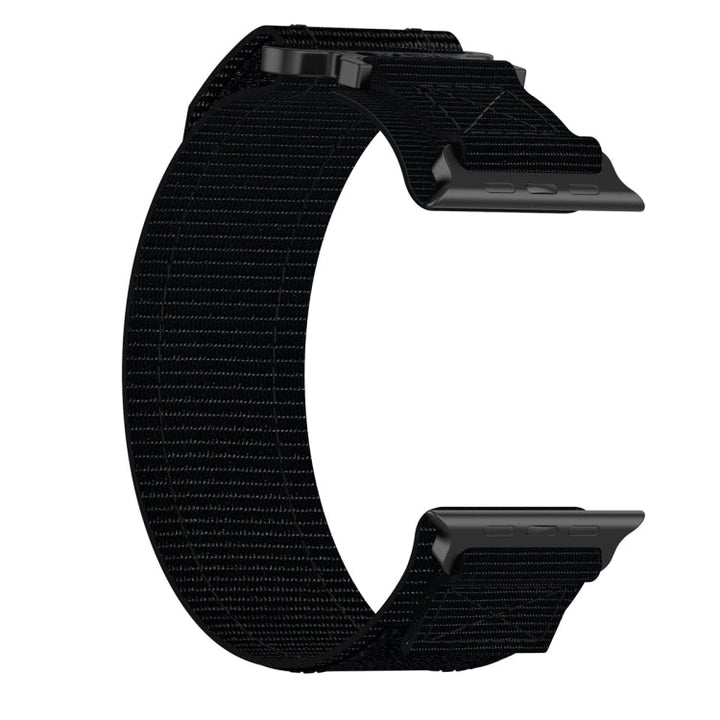 Lisslune | For Apple Watch SE 2022 40mm Nylon Velcro Strap (Black)