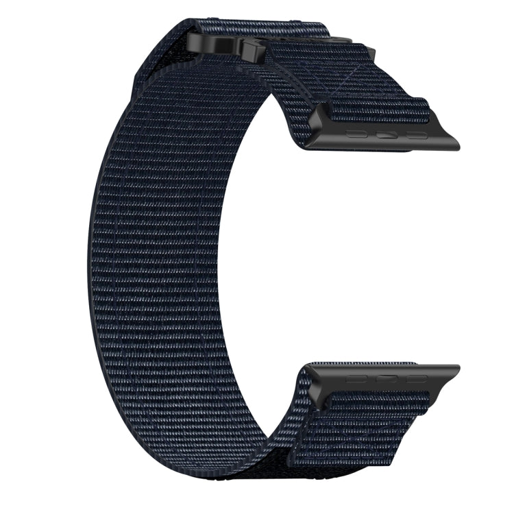 Lisslune | For Apple Watch SE 2022 40mm Nylon Velcro Strap Watch (Blue)