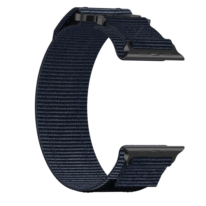 Lisslune | For Apple Watch SE 2022 40mm Nylon Velcro Strap Watch (Blue)