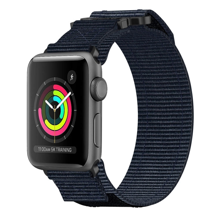 Lisslune | For Apple Watch 42mm Nylon Velcro Strap (Blue)
