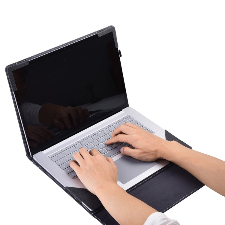 Lisslune | For Lenovo ThinkPad X1 Carbon Gen 11 Fabric Texture Laptop Leather Case (Black)
