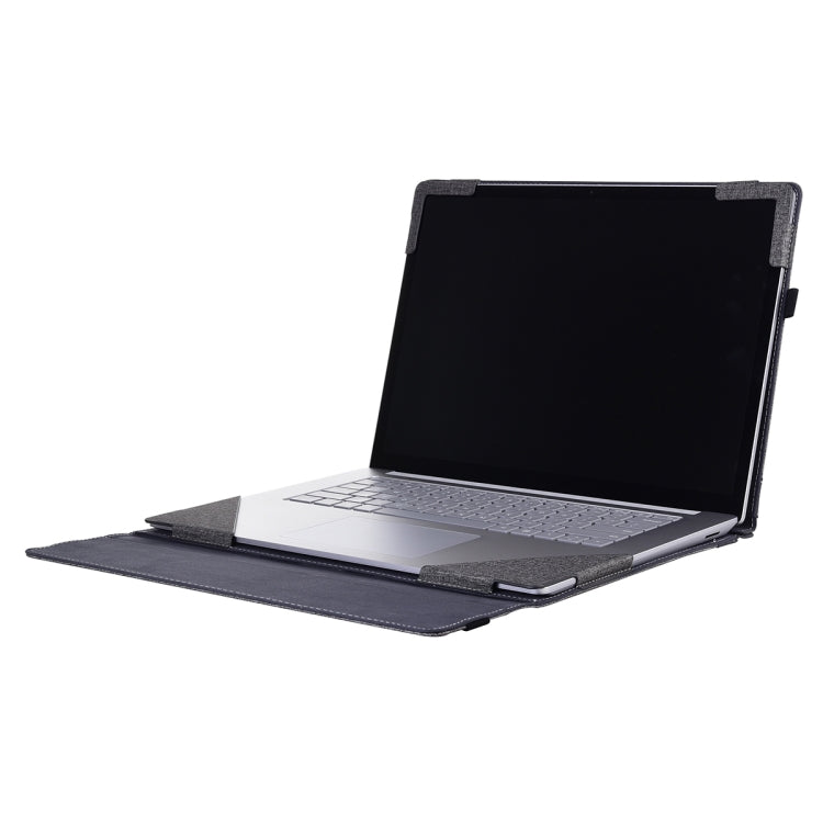 Lisslune | For Lenovo ThinkPad X1 Yoga Gen 5 Fabric Texture Laptop Leather Protective Cover (Space Ash)