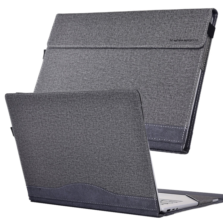 Lisslune | For Lenovo ThinkPad X1 Carbon 14 Gen 5 Fabric Texture Laptop Leather Protective Case (Space Ash)