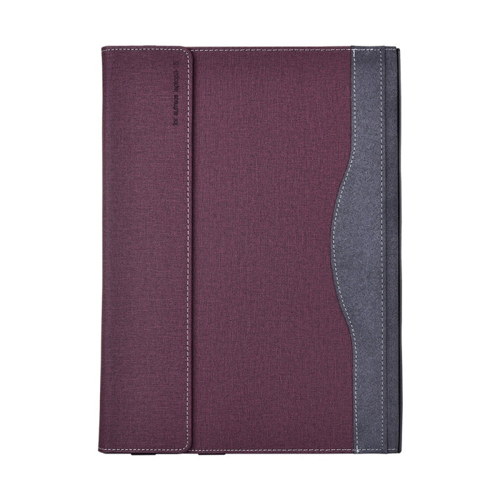 Lisslune | For Lenovo ThinkPad X1 Carbon Gen 7 Fabric Texture Laptop Leather Protective Cover (Wine Red)