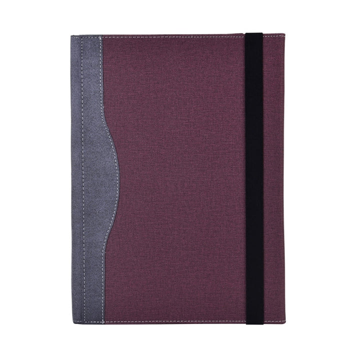 Lisslune | For Lenovo ThinkPad X1 Carbon Gen 7 Fabric Texture Laptop Leather Protective Cover (Wine Red)
