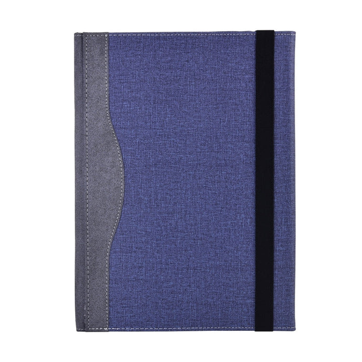Lisslune | For Lenovo ThinkPad X1 Yoga Gen 7 14 Inch Fabric Texture Laptop Leather Protective Case (Dark Blue)