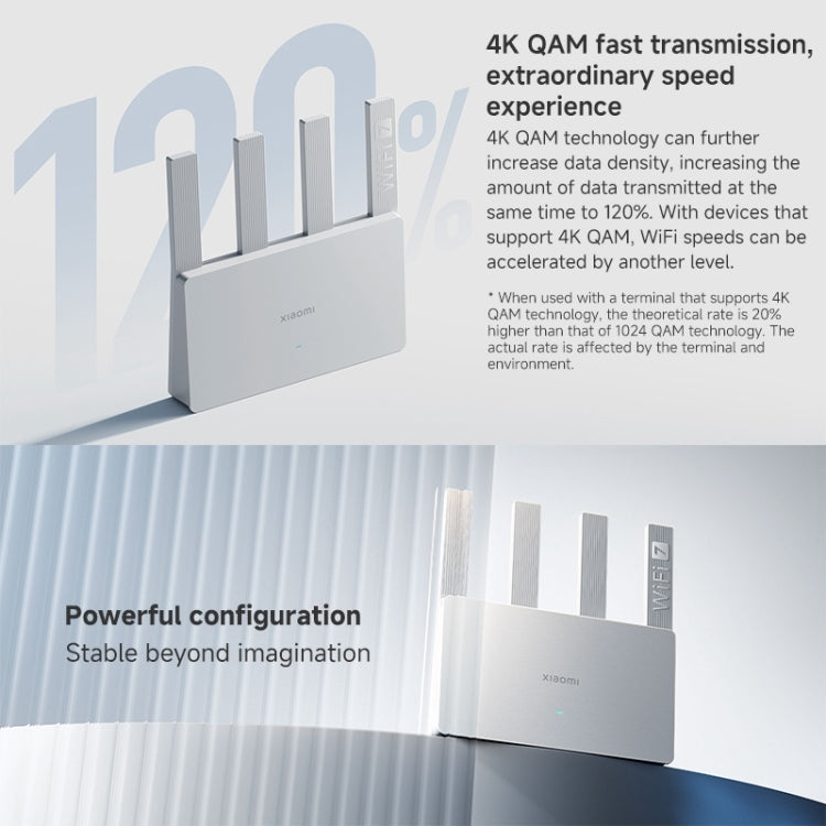 Lisslune | Xiaomi Router BE3600 WiFi7 2.5G Port Dual Band, US Plug (White)