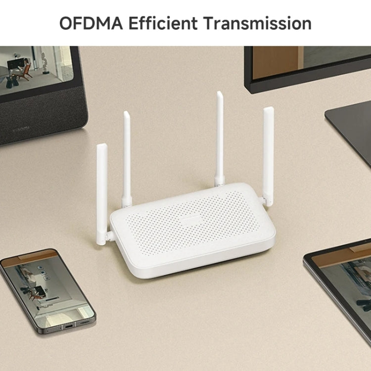Lisslune | Xiaomi AX1500 4-Channel Independent Signal Amplifier WiFi 6 Dual Band Router, US Plug (White)