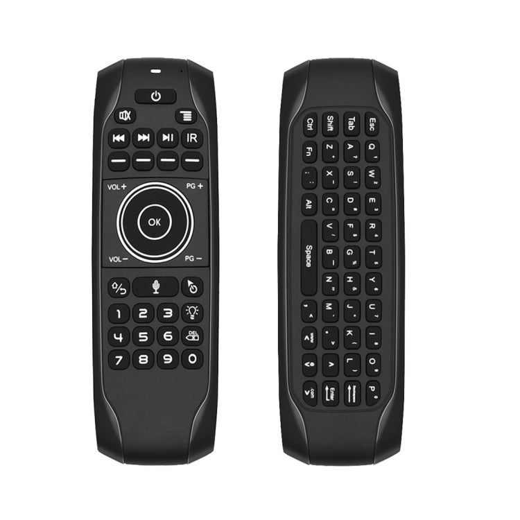 Lisslune | G7V Pro 2.4GHz Fly Air Mouse LED backlight Wireless keyboard remote control with gyroscope for Android TV Box / PC, support for smart voice