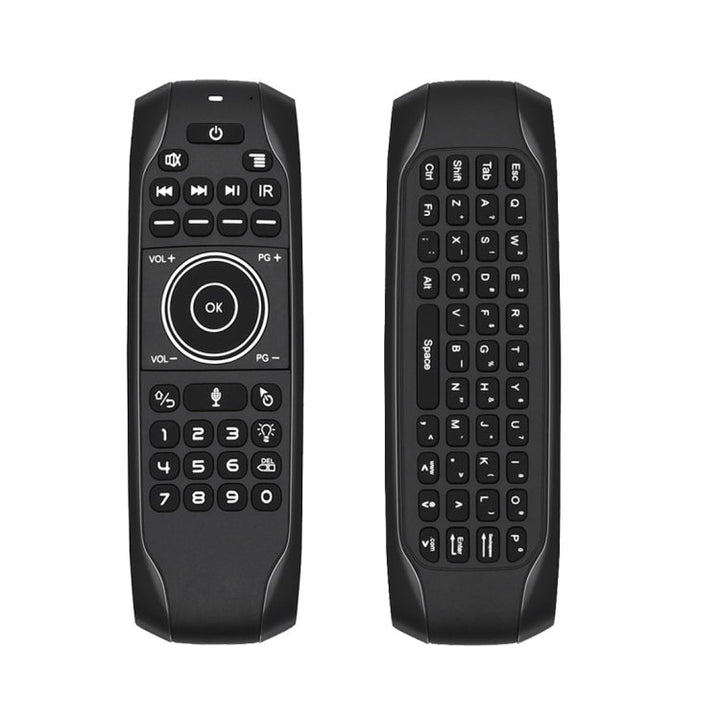 Lisslune | G7V Pro 2.4GHz Fly Air Mouse LED backlight Wireless keyboard remote control with gyroscope for Android TV Box / PC, support for smart voice