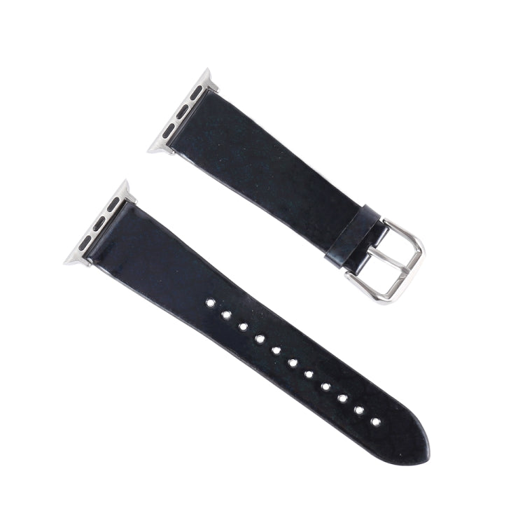 Lisslune | For Apple Watch 5 & 4 44mm / 3 & 2 & 1 42mm Color Change Glitter Fish Scale Texture Watch Band (Black)