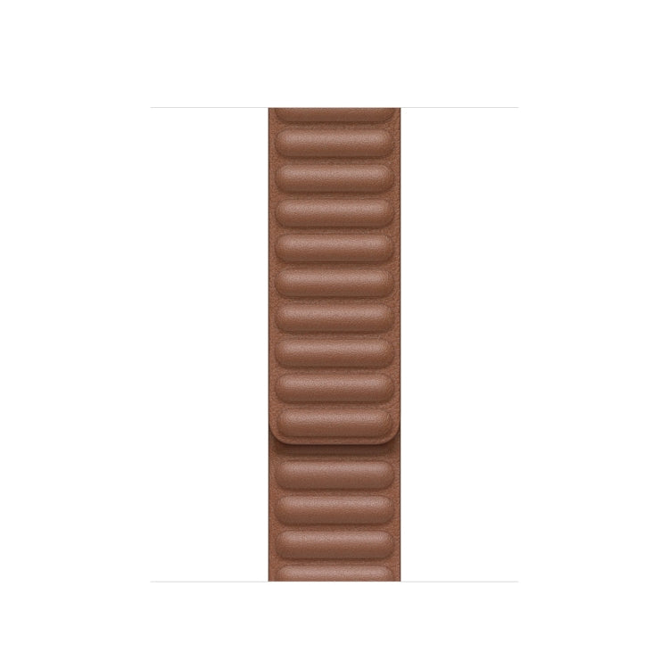 Lisslune | For Apple Watch Ultra 49mm & Watch Ultra 2 49mm / Series 9 & 8 & 7 45mm / SE 3 & SE 2 & 6 & SE & 5 & 4 44mm / 3 & 2 & 1 42mm Leather Watch Band (Brown)