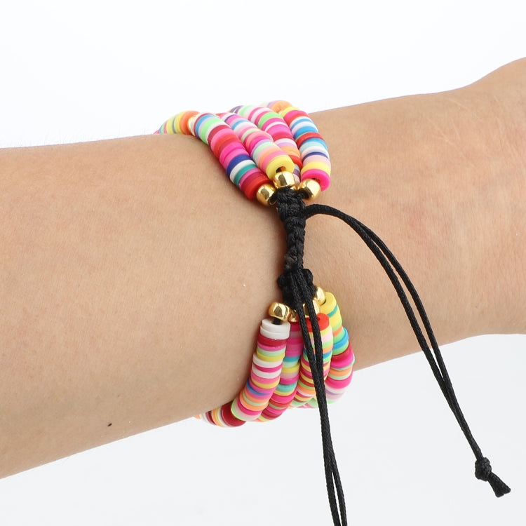 Lisslune | Bohemian Style Soft Ceramic Bead Bracelet for Apple Series 7 45mm / 6 & SE & 5 & 4 44mm / 3 & 2 & 1 42mm (Color)