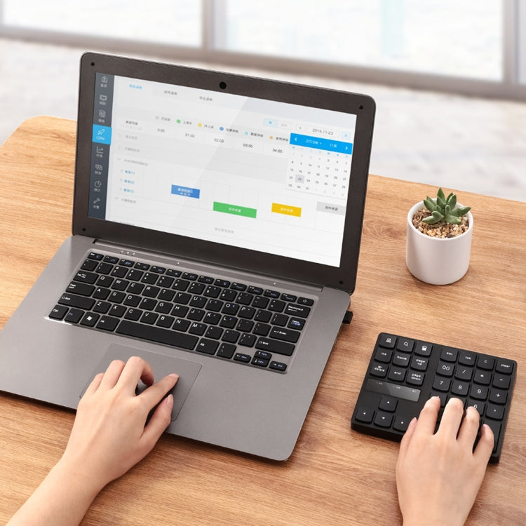 Lisslune | 533 35 Keys 2.4G Ultra-thin Design Wireless Charger Digital Keyboard